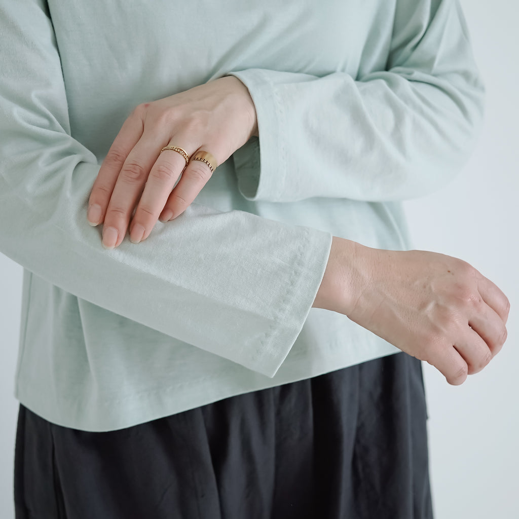 【SALE】 YAECA CONTEMPO ロングスリーブ カットソー