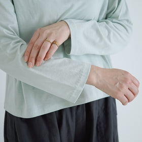 【SALE】 YAECA CONTEMPO ロングスリーブ カットソー