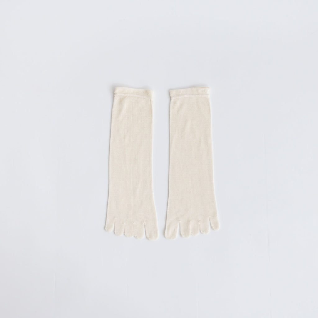 シルクふぁみりぃ 締め付けない絹100%5本指靴下