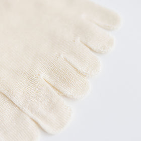 シルクふぁみりぃ 締め付けない絹100%5本指靴下