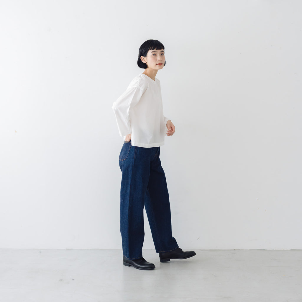 YAECA デニム ワイドストレート