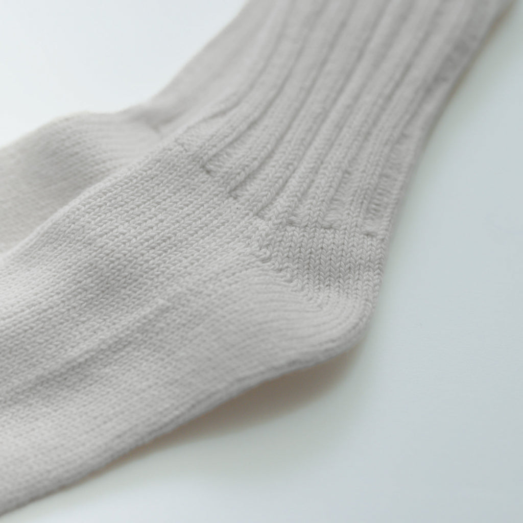 YAECA コットンリブソックス