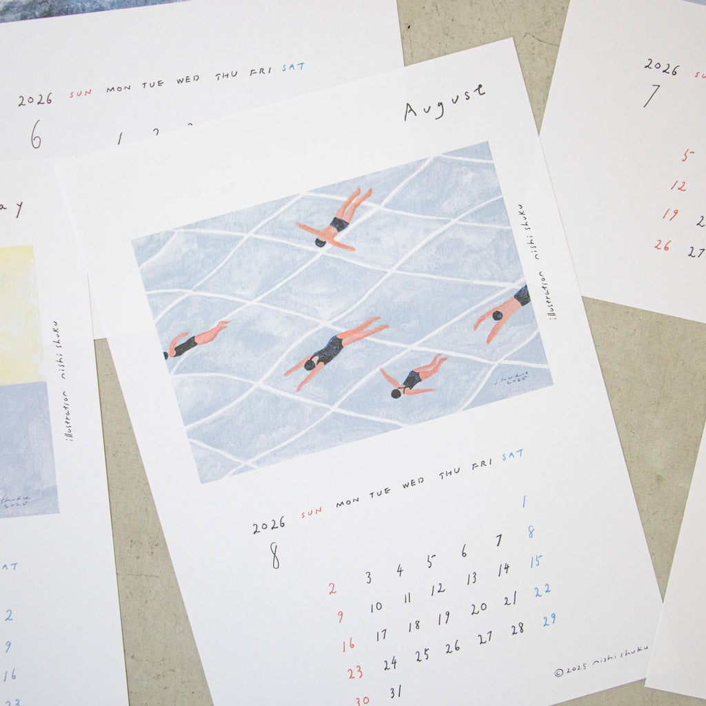 西淑 2026年カレンダー