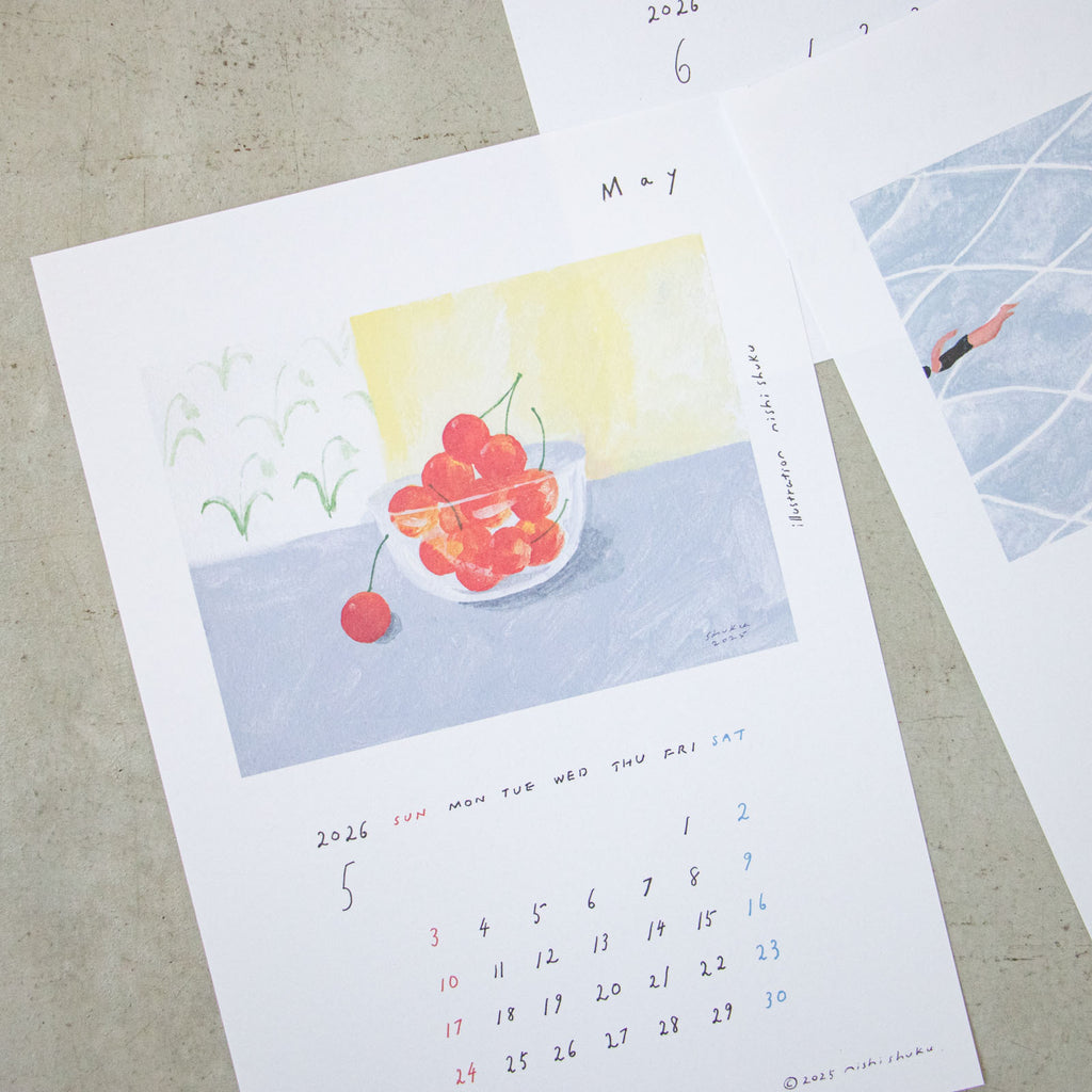 西淑 2026年カレンダー