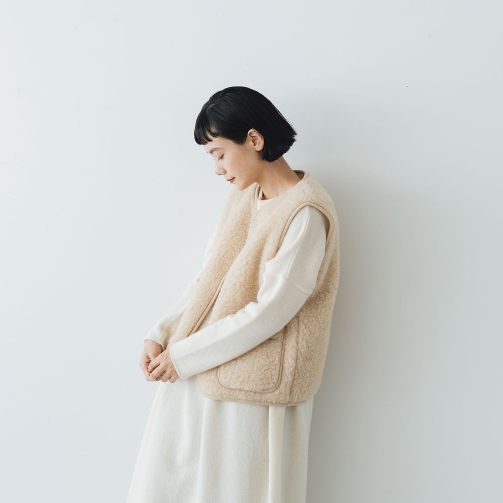 〈くらすこと別注〉COLD BREAKER ボアベスト