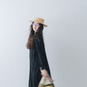 「わたしたちらしい、大人のかわいらしさ」キュプラコットン タックワンピース