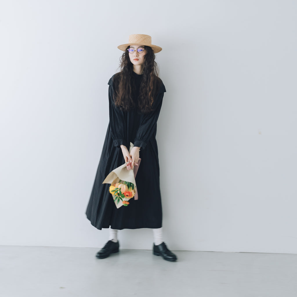 「わたしたちらしい、大人のかわいらしさ」キュプラコットン タックワンピース