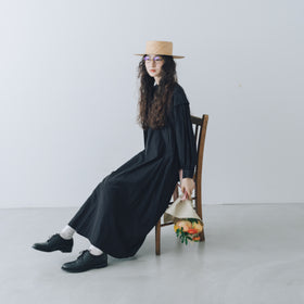 「わたしたちらしい、大人のかわいらしさ」キュプラコットン タックワンピース