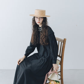 「わたしたちらしい、大人のかわいらしさ」キュプラコットン タックワンピース