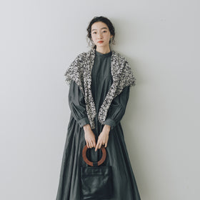 【SALE】「わたしたちらしい、大人のかわいらしさ」キュプラコットン タックワンピース