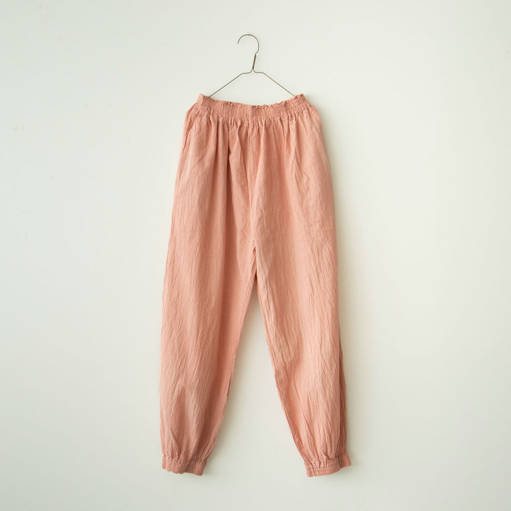 〈くらすこと別注〉ヂェン先生の日常着 バルーンパンツ スリム