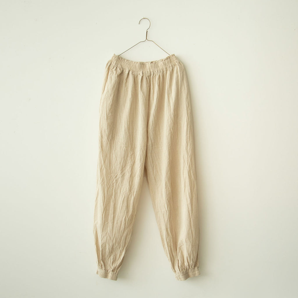 〈くらすこと別注〉ヂェン先生の日常着 バルーンパンツ スリム