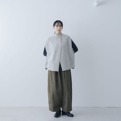HAU ニットベスト ”lap” カシミヤウール