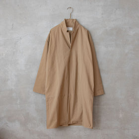 MUYA Nylon Livery Coat tailored collar