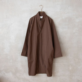 MUYA Nylon Livery Coat tailored collar