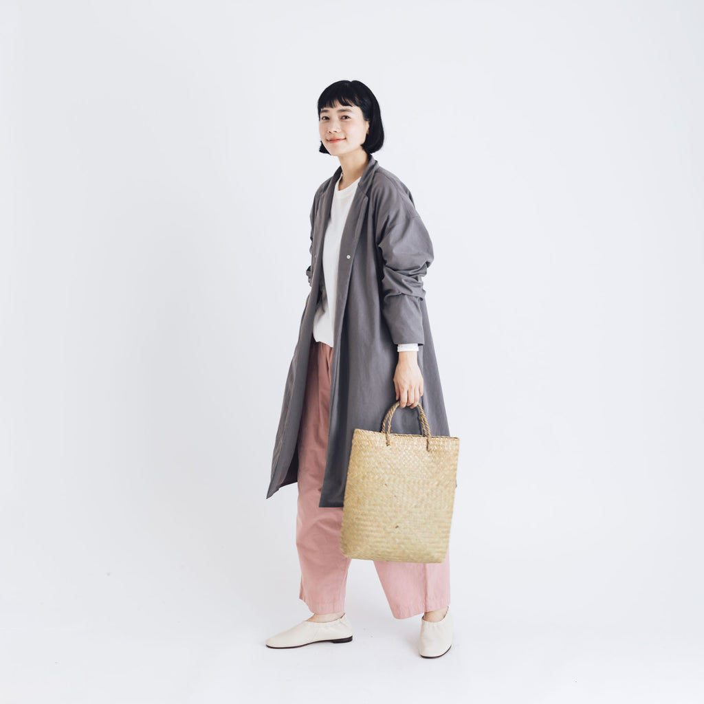 MUYA Nylon Livery Coat tailored collar