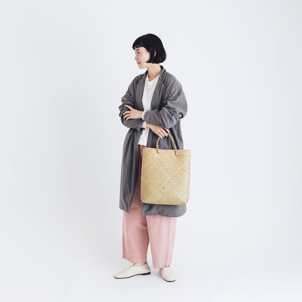 MUYA Nylon Livery Coat tailored collar