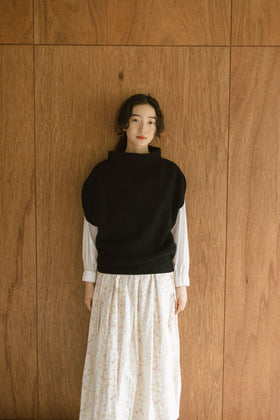 fruits of life リブニットベスト