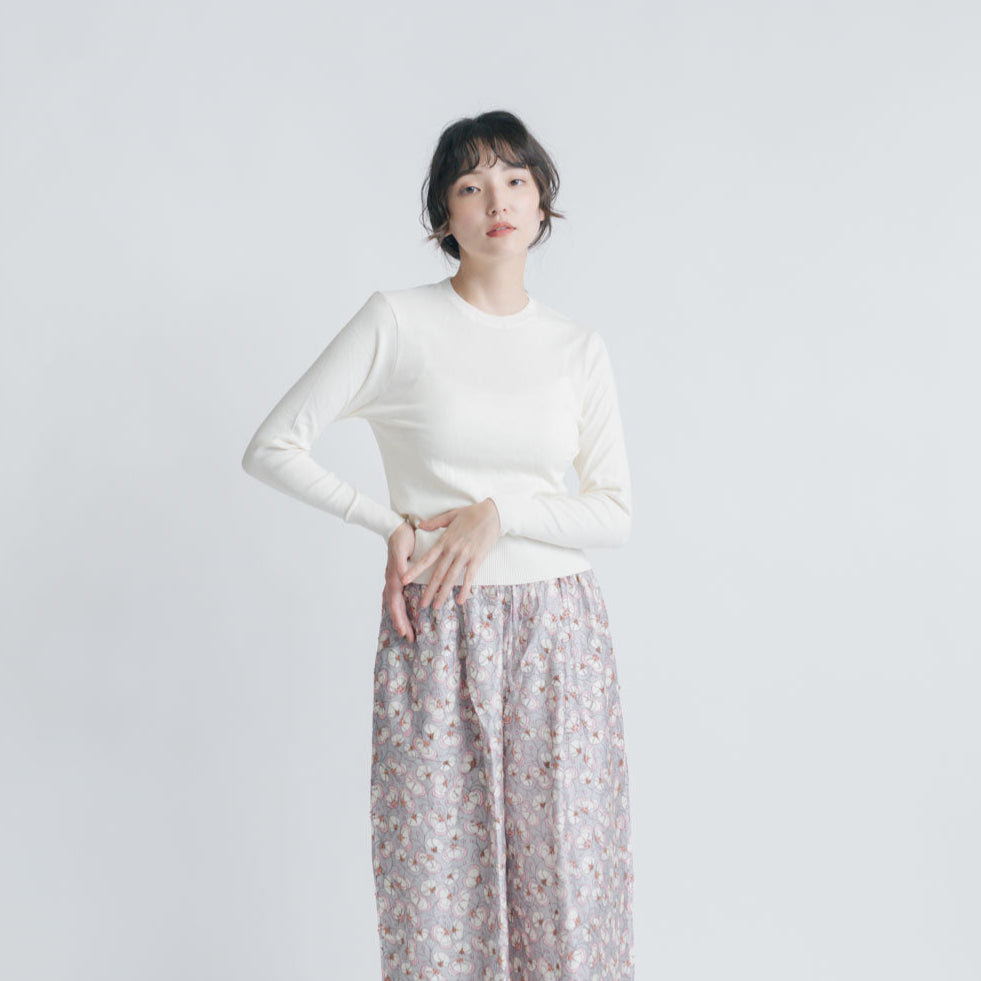 gicipi FRAGORA コットン クルー ニット