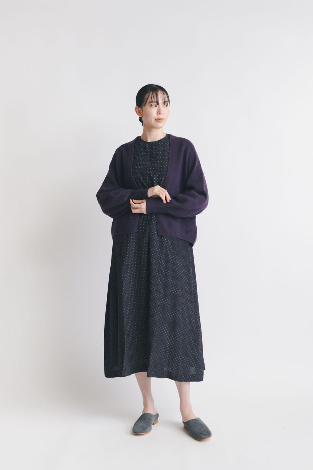 fruits of life ホールガーメントカーディガン