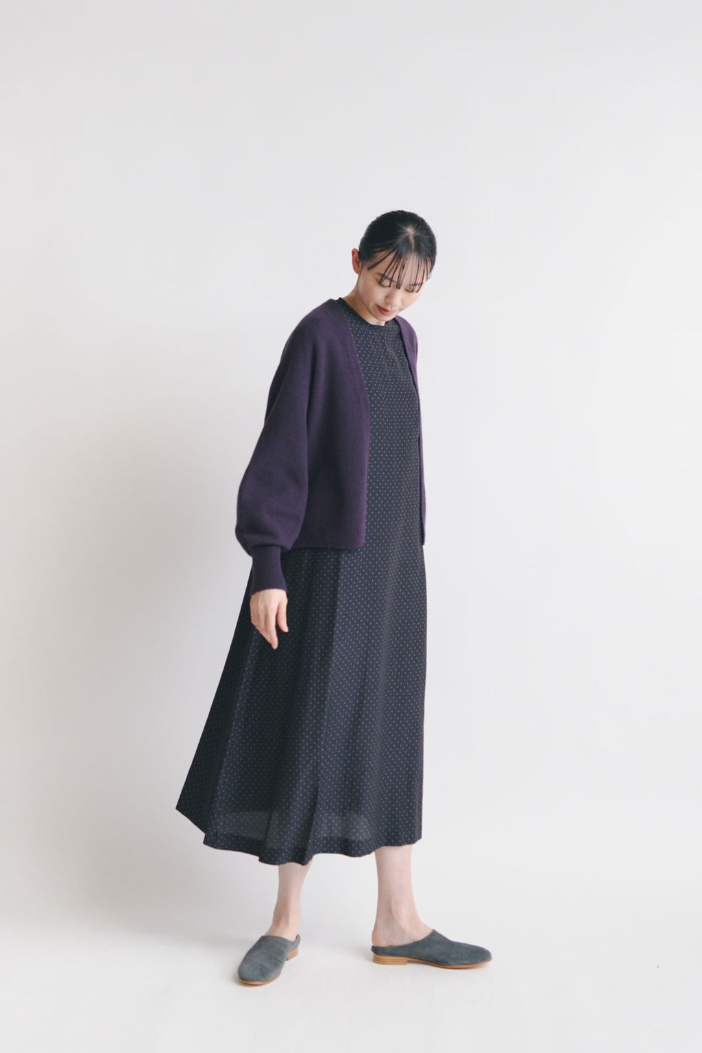 fruits of life ホールガーメントカーディガン