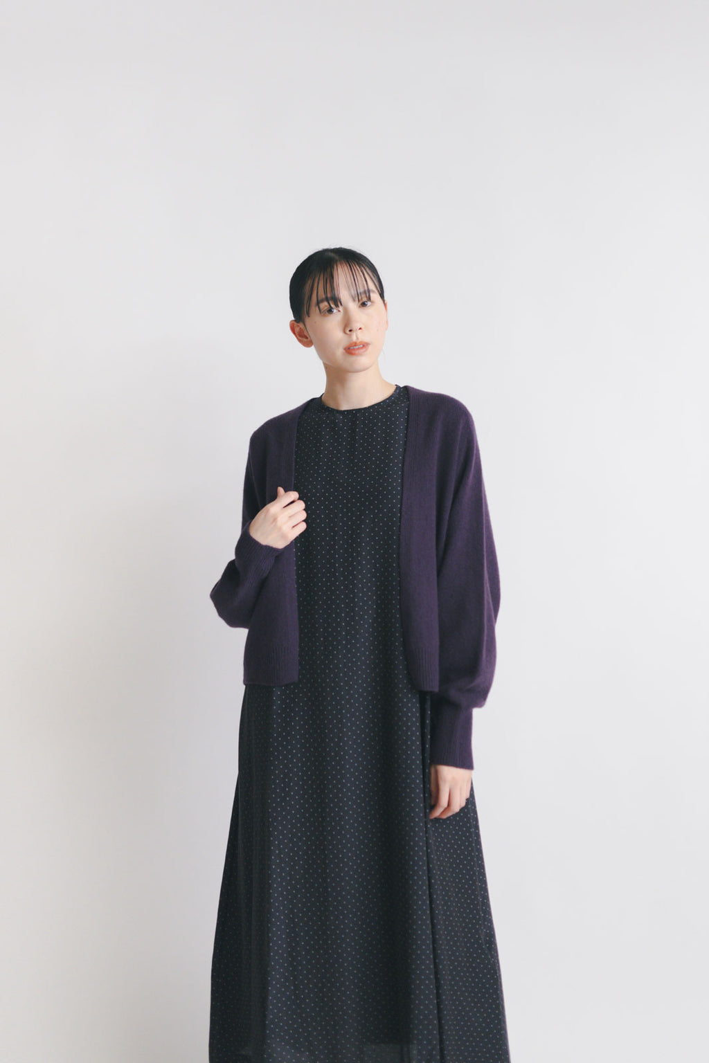 fruits of life ホールガーメントカーディガン