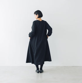 fruits of life ウールパフワンピース