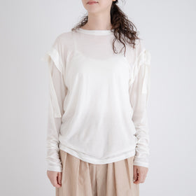 shida リボンプルオーバー