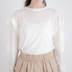 shida リボンプルオーバー