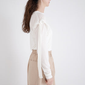 shida リボンプルオーバー