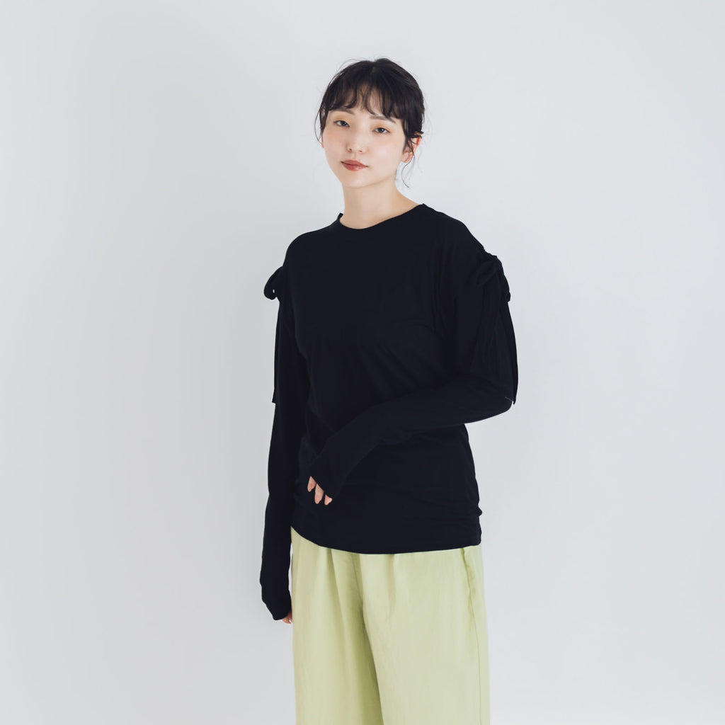 shida リボンプルオーバー