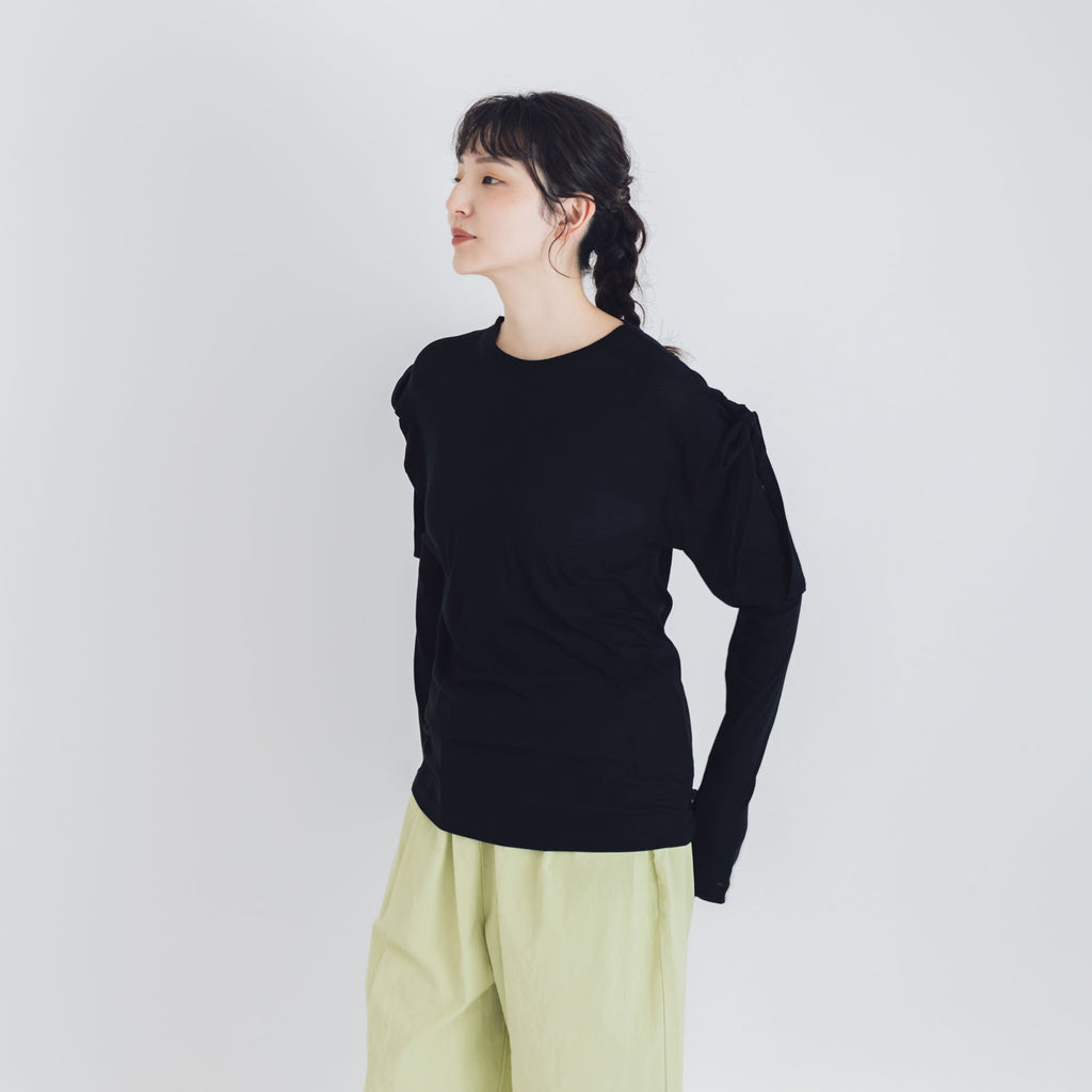 shida リボンプルオーバー