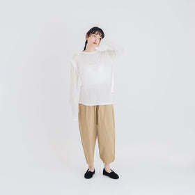 shida リボンプルオーバー