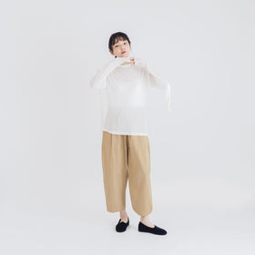 shida リボンプルオーバー