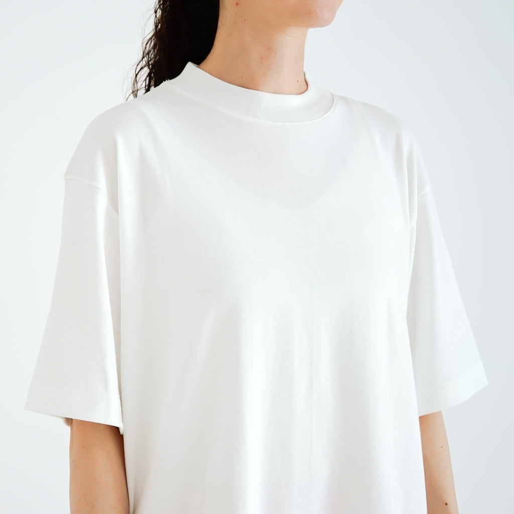 gicipi VONGOLA モックネック リラックスフィット Tシャツ