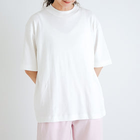 gicipi VONGOLA モックネック リラックスフィット Tシャツ