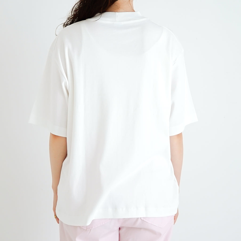 gicipi VONGOLA モックネック リラックスフィット Tシャツ