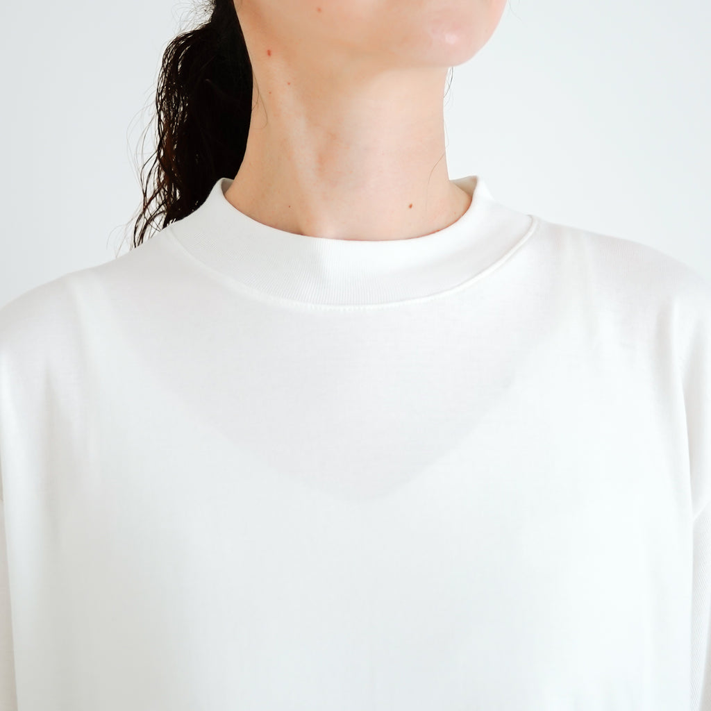 gicipi VONGOLA モックネック リラックスフィット Tシャツ