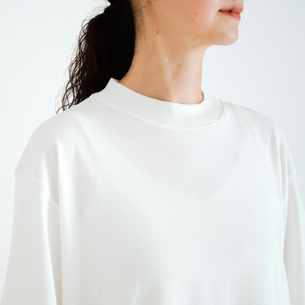 gicipi VONGOLA モックネック リラックスフィット Tシャツ