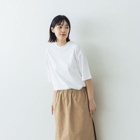 gicipi VONGOLA モックネック リラックスフィット Tシャツ