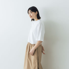 gicipi VONGOLA モックネック リラックスフィット Tシャツ