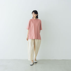 gicipi VONGOLA モックネック リラックスフィット Tシャツ