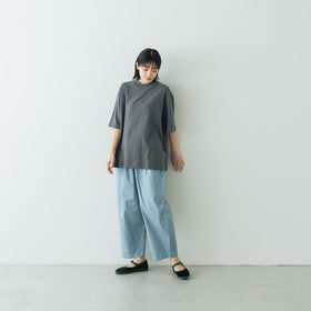 gicipi VONGOLA モックネック リラックスフィット Tシャツ