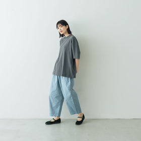 gicipi VONGOLA モックネック リラックスフィット Tシャツ