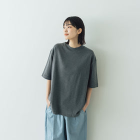 gicipi VONGOLA モックネック リラックスフィット Tシャツ