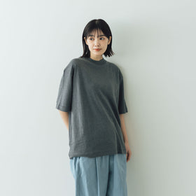 gicipi VONGOLA モックネック リラックスフィット Tシャツ