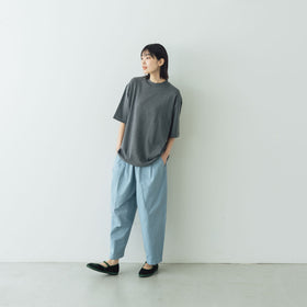 gicipi VONGOLA モックネック リラックスフィット Tシャツ