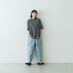 gicipi VONGOLA モックネック リラックスフィット Tシャツ