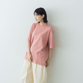 gicipi VONGOLA モックネック リラックスフィット Tシャツ