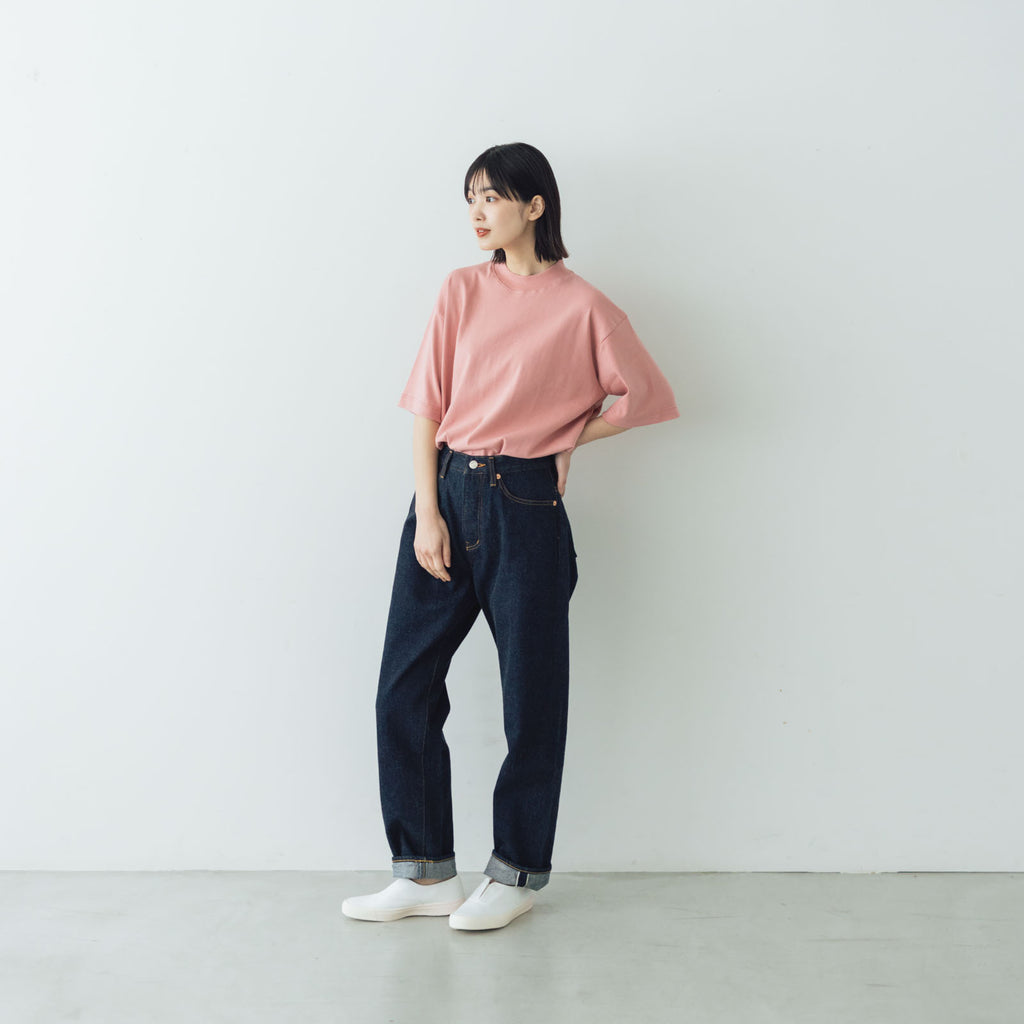 gicipi VONGOLA モックネック リラックスフィット Tシャツ